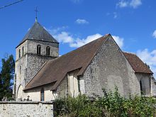A igreja de Saint-Memmie.