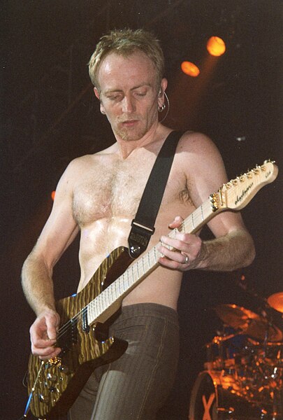 Guitarist Phil Collen (pictured in 2003) joined the band in 1982.