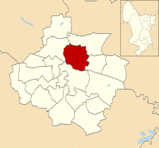 Location of Derwent ward Derwent ward in Derby 1979.svg