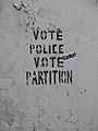 Dissident Protest Slogan on a wall in Marcus Street - geograph.org.uk - 3160333.jpg