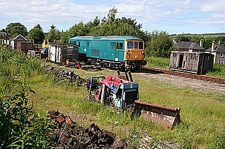 Dufftown railway station Preserved railway station in Dufftown, Moray