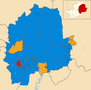 East Hertfordshire UK ward map 2019.svg