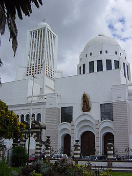 Die Kathedrale von Ambato
