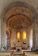 Église Saint-Martin de La Capelle, Lozère, France (interior)