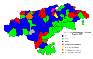 Elecciones municipales de 2007 en Cantabria