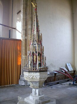 The font and cover Elsing Church font and cover.JPG