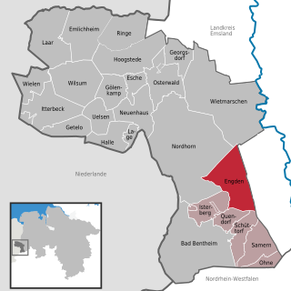 <span class="mw-page-title-main">Engden</span> Municipality in Lower Saxony, Germany