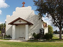 One of many small churches in Palacios