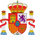 Escudo nacional de España, 1981 (base circular).svg