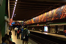 Station platform.