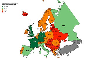 European countries by share of total Europe's nominal GDP European countries by share of total Europe's Nominal GDP.jpg