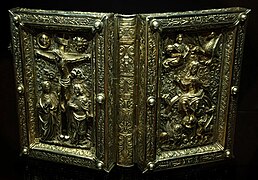 Cubierta de plata para un Evangelario (siglo XVI)