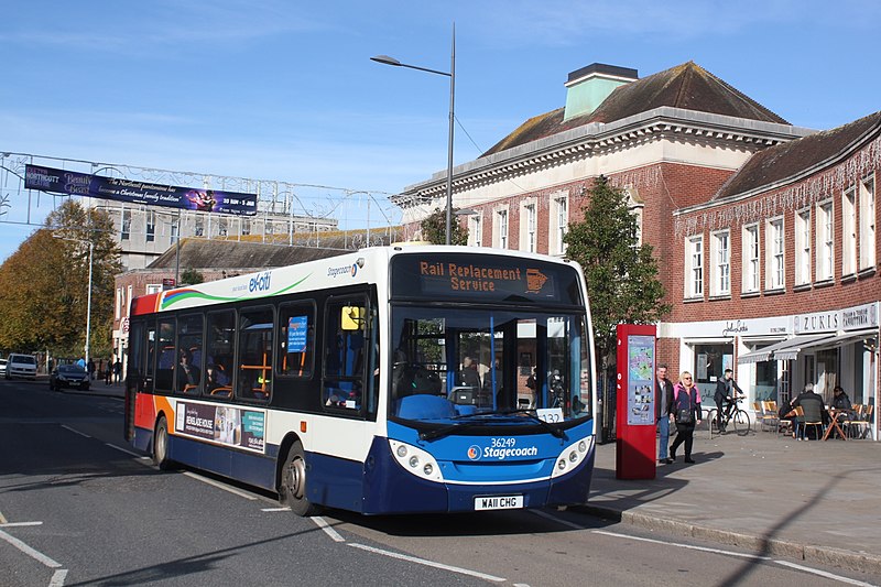 File:Exeter Central - Stagecoach 36249 (WA11CHG) rail replacement.JPG