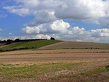 Farmland beneath Quarley Hill, near Grateley - geograph.org.uk - 1001292.jpg