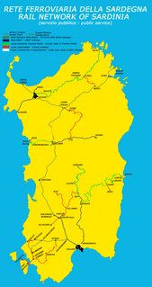 Railways in Sardinia