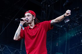 Roméo Elvis na festivalu Vieilles Charrues 2018