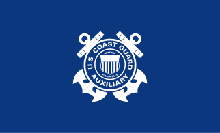 The former flag of the United States Coast Guard Auxiliary, as it was in 1940.