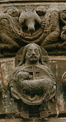 Depiction of Trinity from Saint Denis Basilica in Paris (12th century)