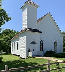The historic Frankford Church where Holy Communion met for its first several decades Frankford Church.jpg