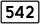 Fylkesvei 542.svg