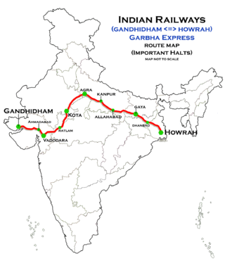 <span class="mw-page-title-main">Garba Superfast Express</span> Train in India