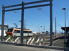 Butoirs en gare: Le Croisic, terminus de ligne.