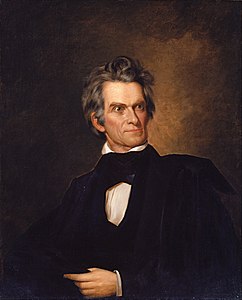 George Peter Alexander Healy's painting of John C. Calhoun