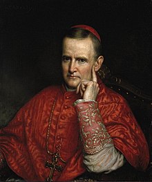 Pius IX elevated John McCloskey as the first American to the College of Cardinals on 15 March 1875 George Peter Alexander Healy - John McCloskey - NPG.65.68 - National Portrait Gallery.jpg