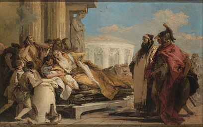 Mort de Didon, 1757-1770 Giambattista Tiepolo Musée des Beaux-Arts Pouchkine, Moscou[36]