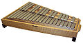 Most orchestral glockenspiels are mounted in a case