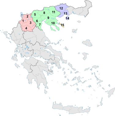Verwaltungsgliederung Makedoniens