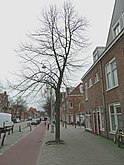 View on the Zeeburgerdijk during a gray day in April, Indische buurt in Amsterdam-Oost, April 2013; photo, Fons Heijnsbroek