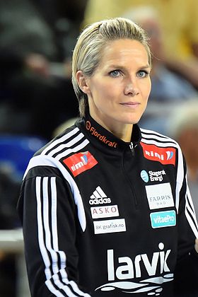 Le 15 novembre 2014, lors de la rencontre de Ligue des champions - Metz Handball / Larvik HK.
