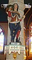 Guerlesquin : église Saint-Ténénan, statue de saint Louis