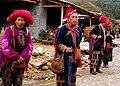 Dao rouges au nord du Viêt Nam en 2011. Les Dao rouges vivent au côté des Hmong. Ils ont leur propre langue et leur propre culture.