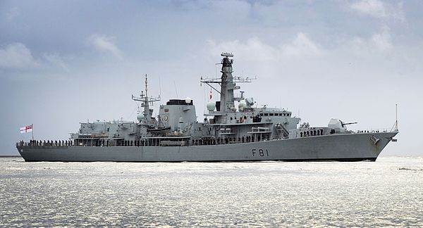 HMS Sutherland in December 2012