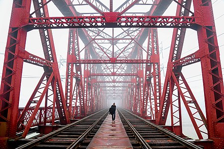 Hardinge Bridge. Photograph: Shahriar Amin Fahim