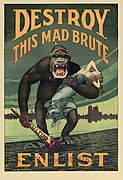 Harry R. Hopps, Destroy this mad brute Enlist - U.S. Army, 03216u edit