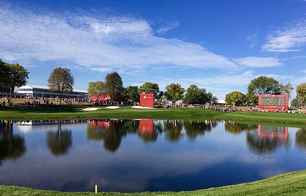 Hazeltine during the 2016 Ryder Cup