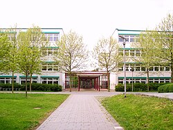 Atrium with main entrance