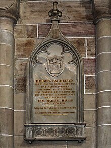 Hieronymus Falkeisen (1758–1838) Reformed theologian.  Epitaph in Basel Minster