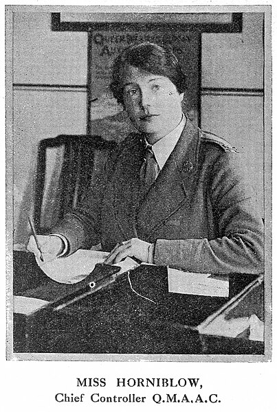 File:Hilda Horniblow, Chief Controller, Queen Mary's Army Auxiliary Corps in 1918.jpg