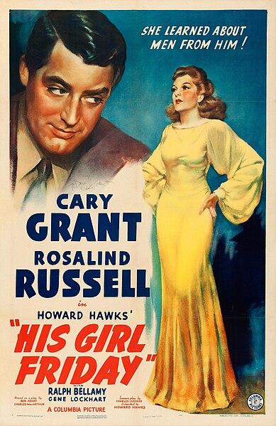 File:His Girl Friday (1940 poster).jpg