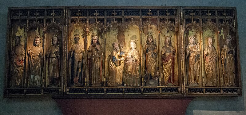 File:Historiska Museet, altarpiece, adoration of the magi, 2009-07-19.jpg