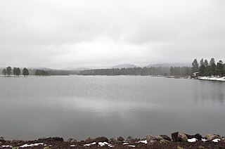 Horseshoe Cienega Lake Waterbody in Apache County, Arizona