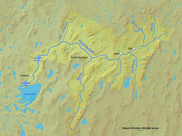mapa del río