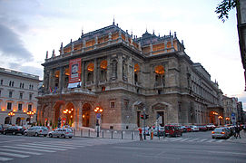 Ópera Nacional de Hungría (1875-1884), la obra más destacada de Ybl.