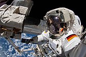Aleksandar Gerst snimio je selfi prilikom šetnje svemirom