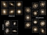 일러스트리스 시뮬레이션에서 예측하는 은하의 모습.