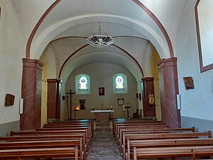 Intérieur de l'Eglise, après rénovation.